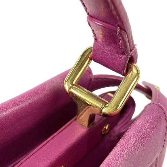 FENDI Peekaboo Iconic Small Pink Leather - Handbag - Picture 11 of 16